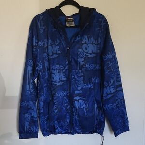 And1 Blue Graphic Jacket